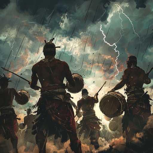 Showcasing high energy celtic war drums, this track brings the raw power and intensity of ancient conflicts to life. The aggressive pounding interweaves with powerful rhythms to transport listeners to historical battlegrounds.