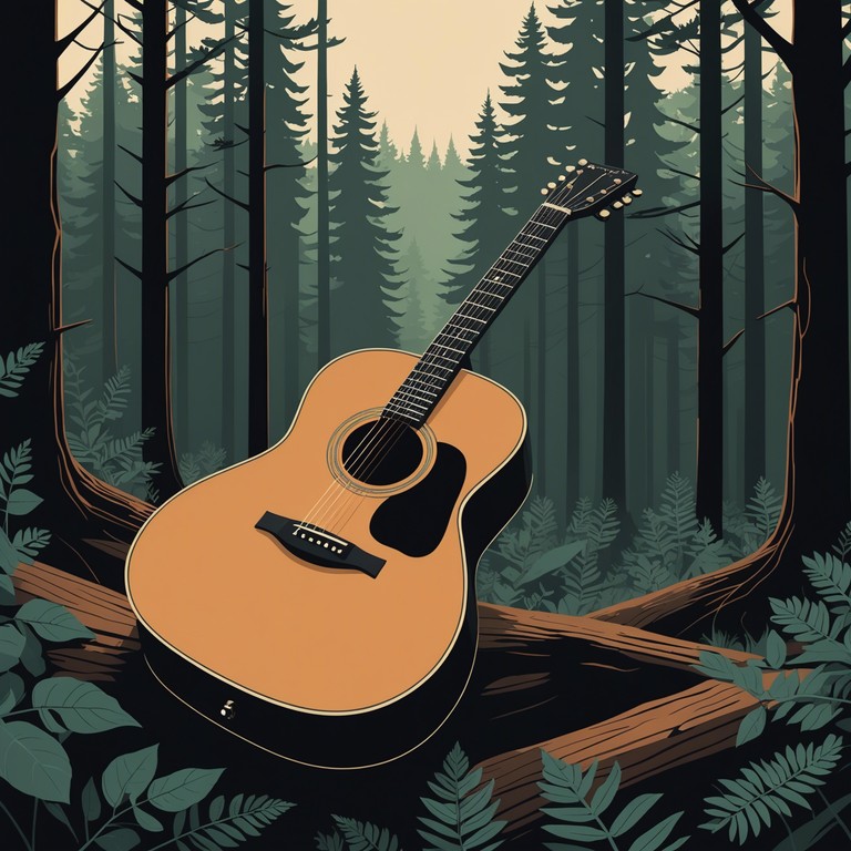 An enchanting acoustic experience where joyful melodies meet the somber undertones of folk lore, painting audio pictures of light playing through old woods.