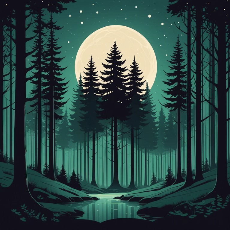 This track features a beautifully soothing melody that mirrors a gentle giant's steps through a mystical forest at night. The music elevates the listener to a state of calmness and serenity, making it an ideal soundscape for bedtime or relaxation.