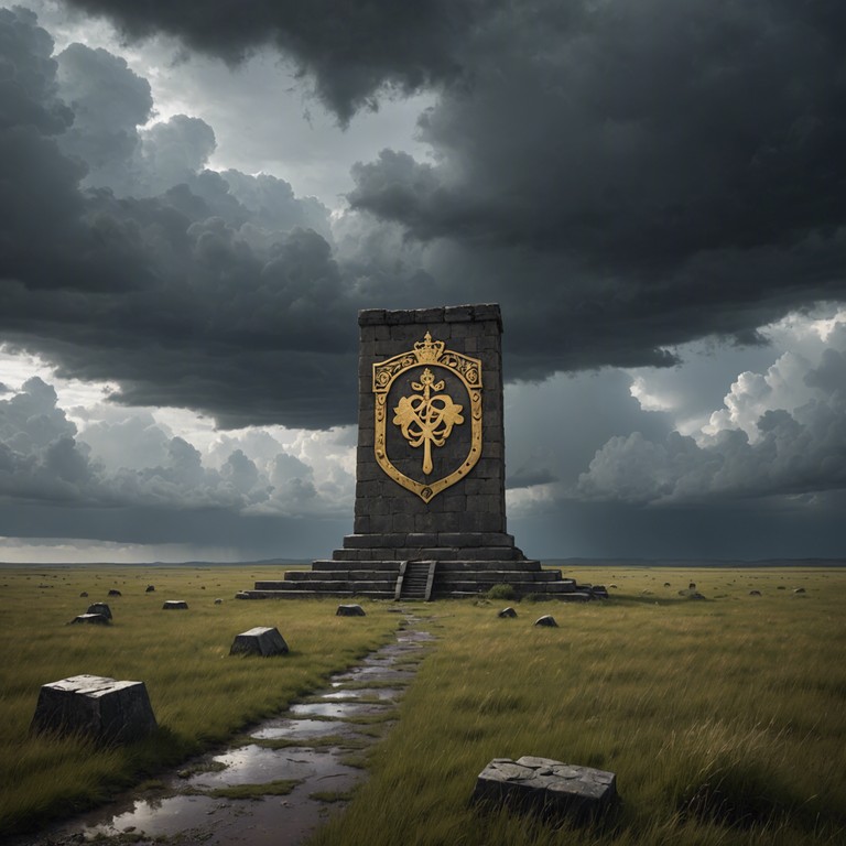 Drawing upon the vivid imagery of ancient battlefields, the track wrath of forgotten kings strives to channel the spirit of fallen warriors and forgotten royalty through epic orchestral swells mixed with tension filled pauses. Emulating the atmosphere of a legendary felled kingdom, this composition evokes a sonorous landscape filled with rage, sorrow, and remnants of grandeur.