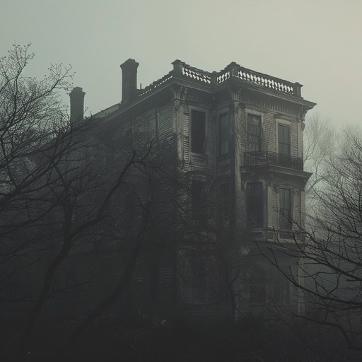 An unsettling ballad featuring chilling piano melodies and ghostly whispers, creating an atmosphere that feels like walking through an abandoned haunted house at midnight. The slow tempo and haunting harmonies amplify the sense of dread and mystery, perfect for eerie storytelling or spooky scenes.