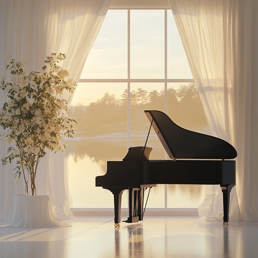 A gentle piano instrumental art song that captures the warmth and love of familiar surroundings, evoking peacefulness and contentment through soothing melodies.