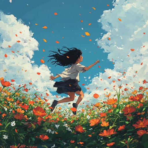 A lively instrumental capturing the essence of new adventures in anime, with harmonious melodies reflecting the playful and optimistic spirit of youth.