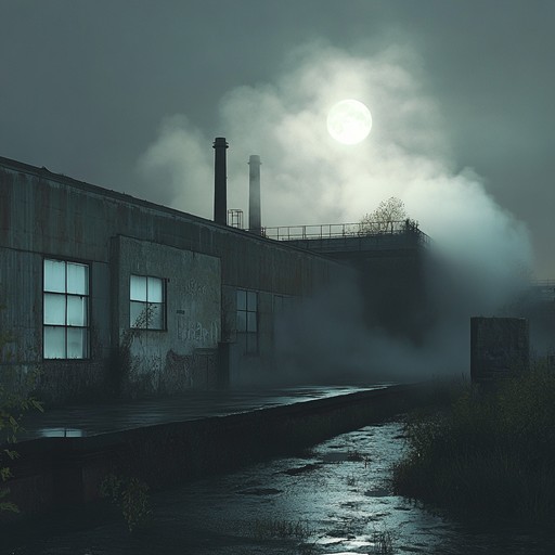 A captivating instrumental that fuses industrial rock's mechanical rhythms with dreamy, ethereal melodies, creating a surreal soundscape that evokes wandering through an abandoned factory at night.