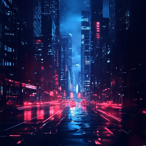 Picture a bustling nocturnal metropolis cloaked in shadows, with eerie synths and pulsating beats that evoke a sense of lurking danger and hidden stories. As neon lights flicker, the composition unfolds, blending dark melodies with an undercurrent of tension and foreboding.