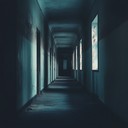 an eerie melody echoing through dark, desolate, abandoned corridors.