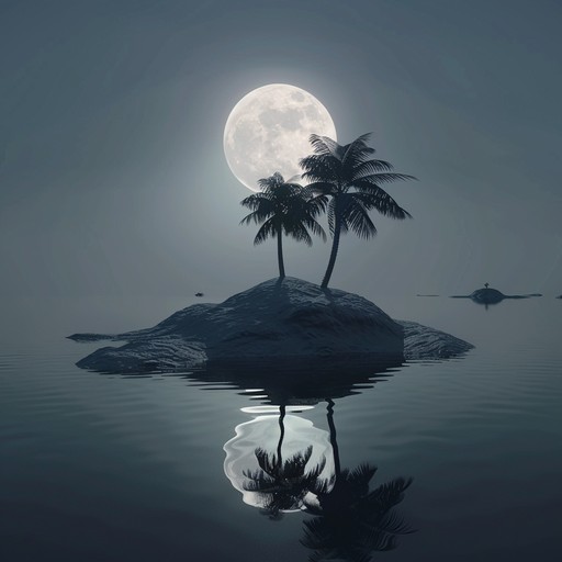 Gentle, soothing synth pads and delicate wind chimes create a calming atmosphere, accompanied by the soft whispers of a desert breeze and the distant echoes of nocturnal creatures. The ethereal melody floats through the air, inviting the listener to relax and immerse themselves in the serene beauty of the moonlit oasis.