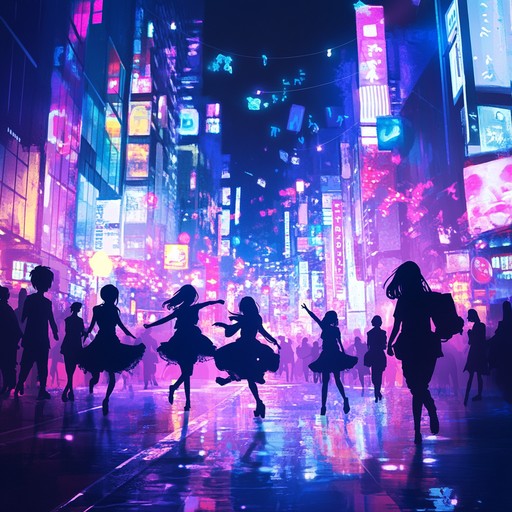 An energetic track that combines funky rhythms with anime inspired harmonies, evoking the atmosphere of tokyo's vibrant nightlife.