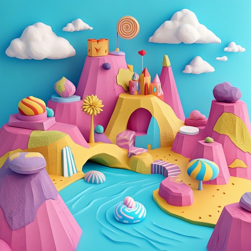 Take the kids on a whimsical journey through a magical candyland with playful melodies and catchy tunes. This vibrant song uses a cheerful xylophone to create a delightful and energetic atmosphere that will keep children engaged and entertained.