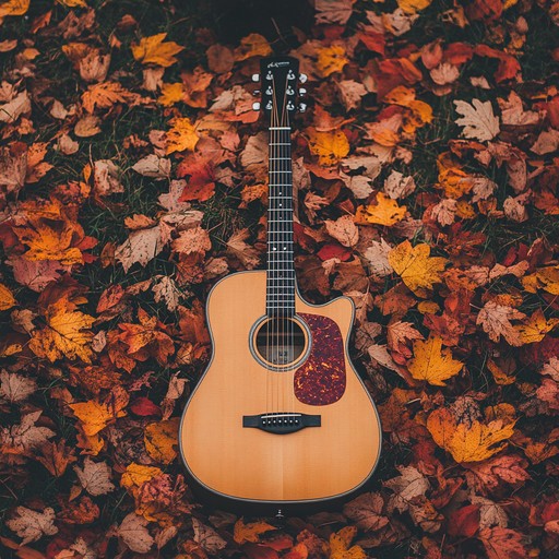 An instrumental piece with delicate guitar strings mirroring the gentle rustle of autumn winds, offering a serene and contemplative atmosphere.