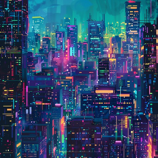 Dive into an energetic urban landscape filled with pumping electronic beats complemented by groovy, soulful bass lines. This track blends dynamic rhythms with retro futuristic sounds, capturing the essence of a bustling neon lit city at night.