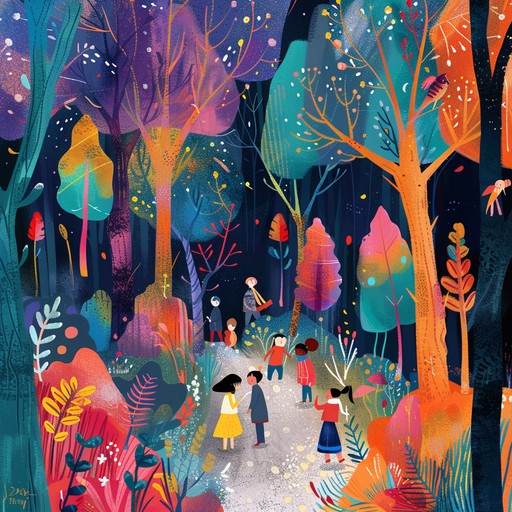 This enchanting instrumental takes children on a whimsical adventure through a magical forest. Bouncy xylophone melodies bring the story to life, encouraging playful exploration and joyful imagination.