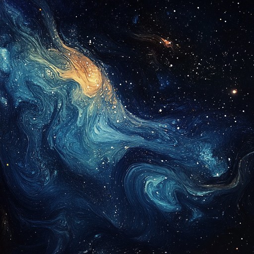 Soar through a celestial soundscape where ambient textures meet dynamic drum and bass rhythms. This instrumental piece blends ethereal pads with intricate percussion, creating an otherworldly atmosphere that is both calming and invigorating.