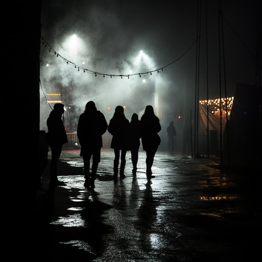 An intricate blend of sinister melodies and vintage cabaret feels, evoking a sense of rebellion against societal norms. The dark, brooding piano lines intertwined with melancholic accordion create a haunting and rebellious atmosphere, ideal for an underground carnival. The piece balances drama and darkness perfectly, ensuring an immersive experience.