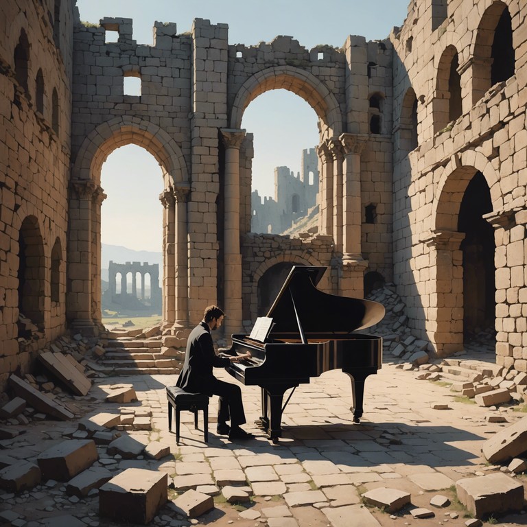 Featuring a piano at the forefront, this alternative take delves deeper into the personal stories of heroes from bygone eras, focusing on their quiet moments of decision and the internal battles that determined their legacies. The music seeks to forge an intimate connection between the listener and the unsung melodies of the past.