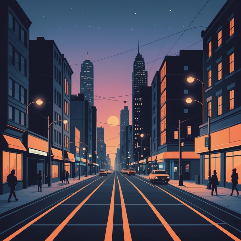 Imagine cruising through a vibrant cityscape, windows down, with this energetic urban soundtrack playing, featuring funky beats and a lively bass, creating an electrifying atmosphere.