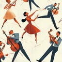 an upbeat swing instrumental that fills the air with joy