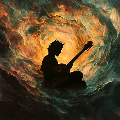 An instrumental track that merges the intricate scales of indian classical raga with the driving force of rock, creating an atmosphere of tension and unease. The composition builds progressively, layering sitar melodies over distorted guitar riffs and pulsating drums to evoke inner conflict and anxiety.