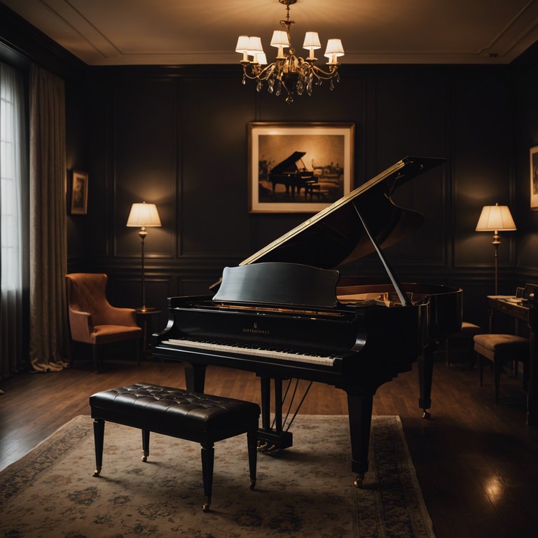 This track delves deep into the essence of a smoky, dimly lit lounge where the soft hums of a neglected piano tell tales of past romances. Each note resonates with the whispers of those who left their love stories behind in the pursuit of something beyond the ordinary. The music carries a soulful weight, draped in the melancholy and elegance of unfulfilled promises and sweet memories.