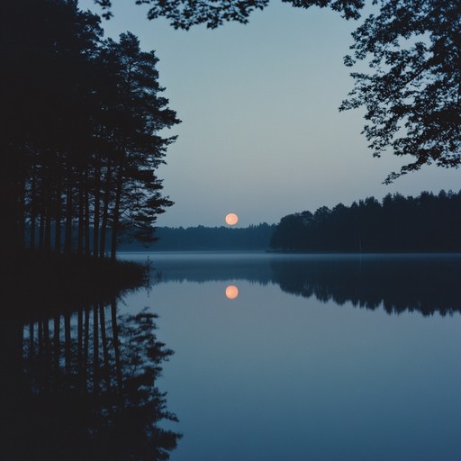 A serene neoclassical piece blending soft piano and gentle string arrangements to evoke the quiet beauty of a moonlit night, perfect for unwinding.