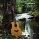 serene acoustic folk instrumental inspired by gentle flowing water