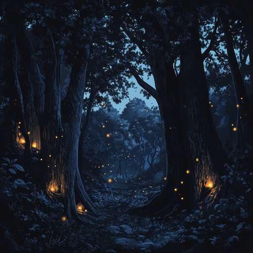 A mysterious instrumental children's song that captures the essence of wandering through an enchanted forest. The composition is both whimsical and slightly eerie, creating an atmosphere of adventure and curiosity. Soft chimes, gentle flutes, and delicate strings will guide the little wanderers. Imagination is the key here, evoking the feeling of finding hidden fairy tales and secret pathways among ancient trees.