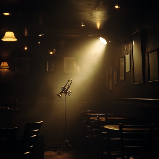 Picture a cozy jazz club with dim lighting, smoky air, and patrons savoring their cocktails. This track features velvety smooth piano melodies, paired with a soulful trumpet weaving through the structure, creating an intoxicating experience.