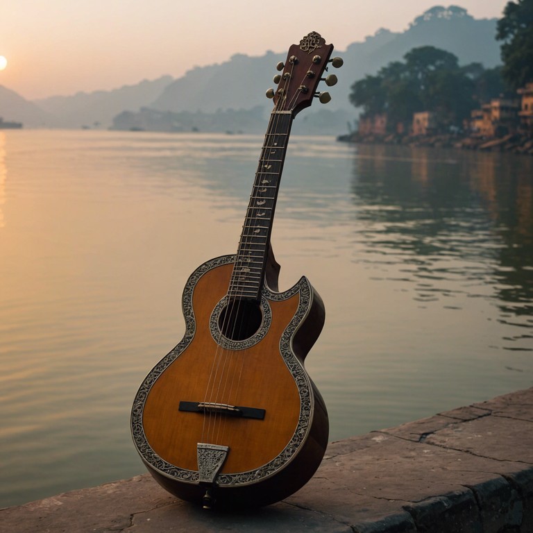 As dawn breaks over the serene ganges, the gentle strum of the sitar invites listeners into a world of spiritual renewal and peace. This track offers a meditative journey through sound, echoing the hopeful essence of a new day.