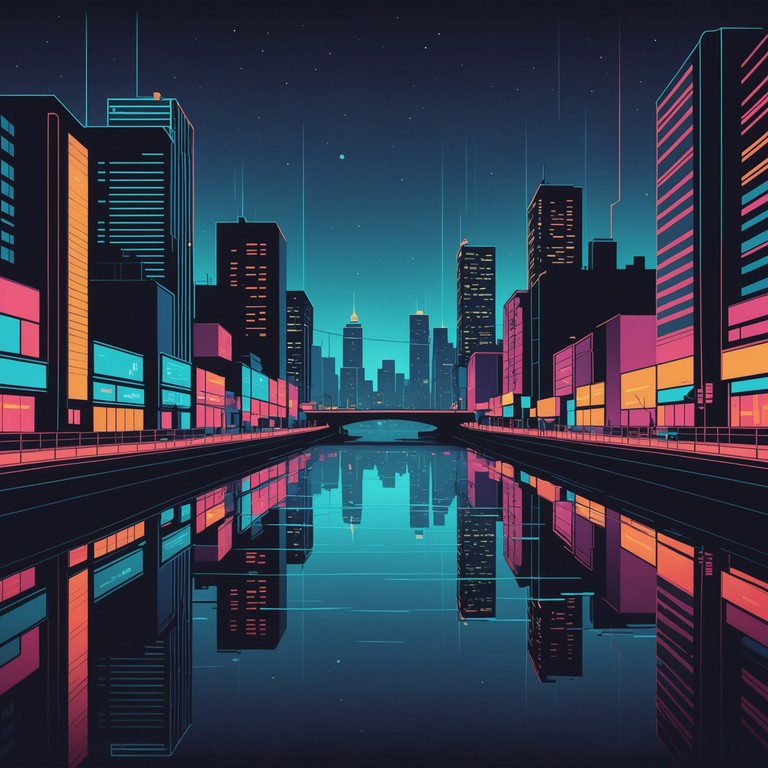 Imagine a soundtrack for the twilight moments in a bustling cityscape, where the energetic beats of jack swing are softened by a mellow chill wave, perfect for evening escapades.