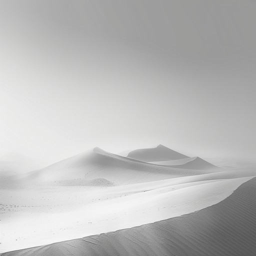 This track captures the enigmatic and mysterious ambiance of the arabian desert with a single oud playing deep, reverberating melodies. The piece should evoke the vastness of the desert and the ancient stories embedded in its sands, blending traditional arabian scales with a touch of modern minimalism to create a hypnotic, immersive experience.