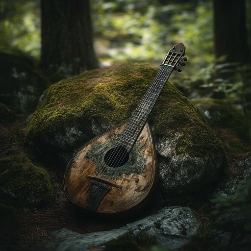 This instrumental track takes listeners on a journey through shadowed medieval paths, with a lone lute weaving melodies that echo with mystery and melancholy.