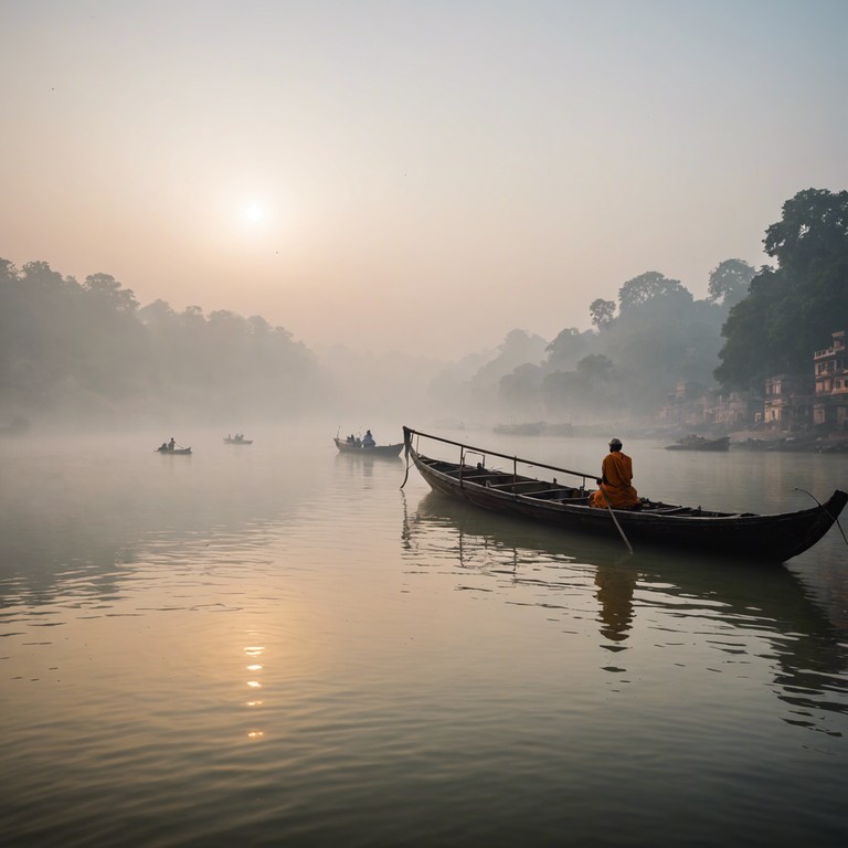 Imagine the soft strumming of a sitar accompanying the first light of sunrise over the ganges, reflecting a deep connection to nature and ancient traditions in each note.