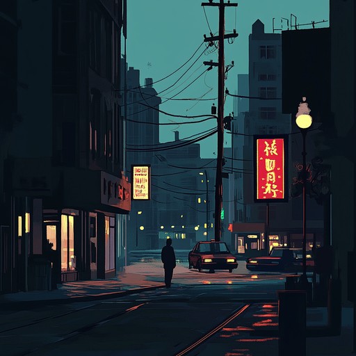 A soothing instrumental track that combines the ambient sounds of the city at night with mellow lofi beats and gentle melodies, evoking a sense of calm amidst the urban hustle.