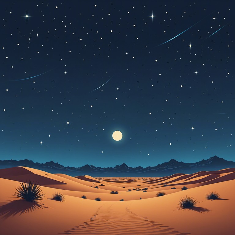 This track features the somber tones of an oud, emphasizing its deep, resonant sounds to paint a picture of loneliness and caution. As the moon climbs, the desert's hidden tales and threats come alive, making every note a pulse of anticipation in a tale of unseen danger.