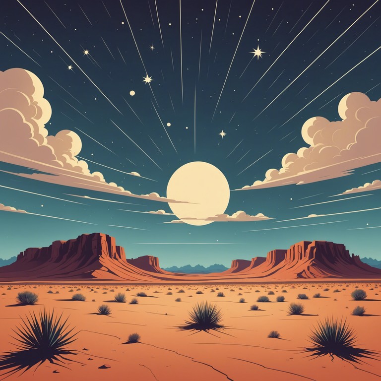 A fusion of middle eastern instrumental styles forms this chaotic yet harmonious symphony, employing both ancient and futuristic soundscapes to evoke a sense of timelessness. Oud melodies intertwine with electronic effects to create a whirlpool of sonic adventure, reflecting the turbulent beauty of a sandstorm in the desert