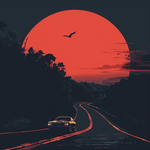 Imagine cruising down an open highway under the stars, with a cool breeze and the calming hum of the car. This track encapsulates the feeling of freedom and contemplation on a peaceful night drive, combining soulful blues guitar melodies with rock rhythms.