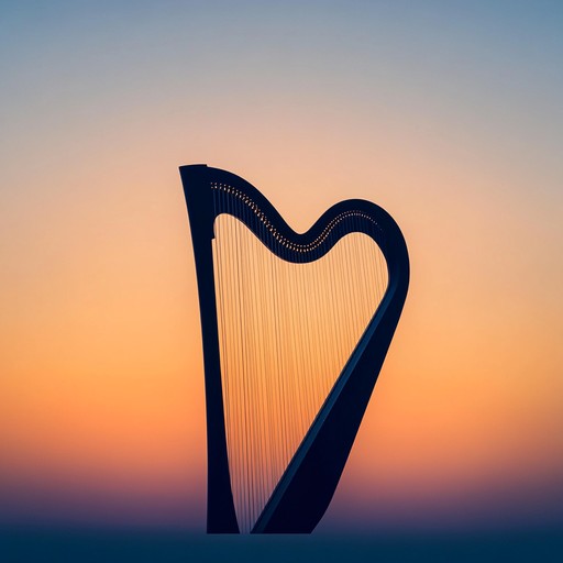 This alternate version emphasizes a minimalist approach, stripping back layers to focus on the pure sound of the harp, creating a clear, calming auditory space for mindfulness or rest.