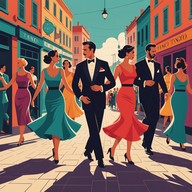 joyful tango instrumental for lively dancing