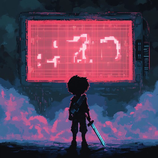 In this music piece, chiptune meets classical orchestration, emulating a time traveling adventure through various pixelated terrains. The track intends to blend the aesthetic of classic video game soundtracks with a more robust, cinematic vibe, creating a nostalgic yet fresh experience.