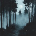 a haunting melody echoing through dark forests at midnight