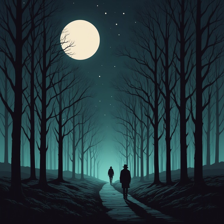 Extending the theme of a suspense filled journey through rural areas, this version delves deeper into the echoing sounds of the countryside at night, as shadows play tricks and the path ahead is uncertain.