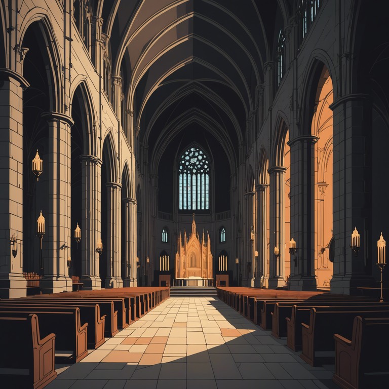 This track embodies the essence of gothic music, with deep, resonating tones that reverberate through shadowy corridors, evoking a sense of mystery and grandeur. The song capitalizes on the haunting quality of the church organ, playing slow but powerful chords that resonate with the gothic aesthetic, complemented by a dynamic that builds from whispering lows to thundering highs, reflecting the genre's deep emotional range.