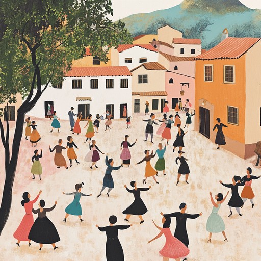 An energetic piece featuring traditional instruments, capturing the spirit of a joyous village festival. It evokes images of people dancing and celebrating together, blending folk melodies with a festive atmosphere.