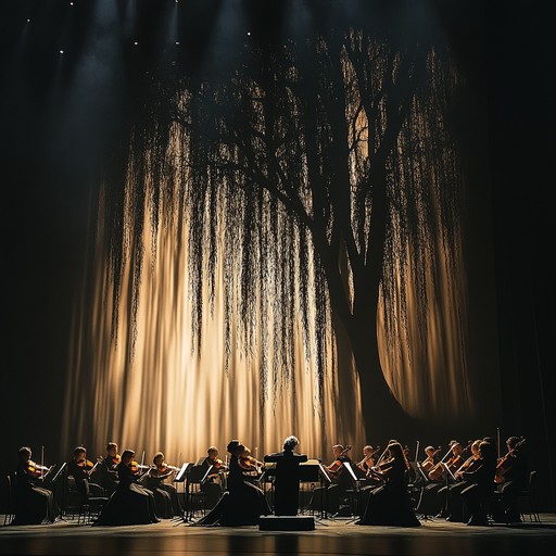 This symphony intricately weaves string and woodwind instruments to evoke a profound sense of nostalgia and tender melancholy. The orchestral composition crescendos with a dramatic flair, capturing bittersweet memories of love and loss