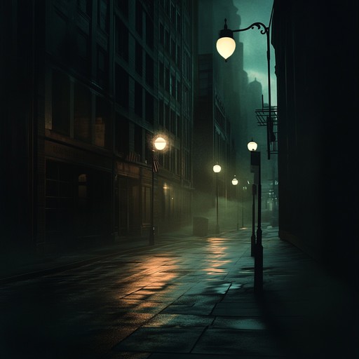 Imagine walking through a deserted city alley at night, with distant sirens and the occasional sound of footsteps echoing off the dilapidated buildings. The music captures the essence of urban decay and lurking danger with an unnerving mix of mechanical sounds and haunting melodies.