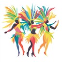 joyous samba invigorates with rhythm, freedom in every beat.