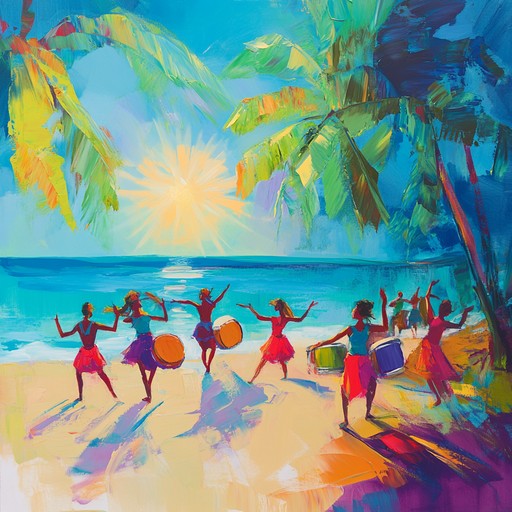 A vibrant instrumental calypso piece that celebrates the spirit of freedom and joy with lively steel drum melodies and energetic percussion, creating an atmosphere of happiness and liberation.