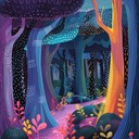 magical, groovy funk with playful, quirky, enchanting elements.