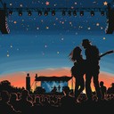danceable rock rhythms under starlit skies