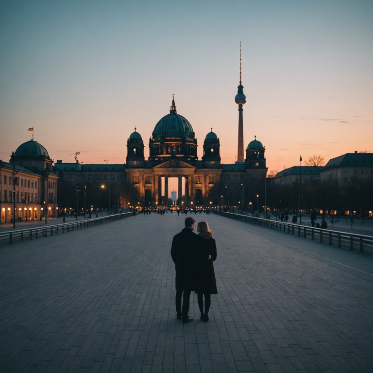 With deeper undertones and a violin that sings with emotion, this track resonates with those who seek a heartfelt bond, transcending through time and space, capturing the unique essence of berlin's romantic nights. The violin plays with increasing intensity, paralleling the deepening of love, and building a rich, textured soundscape